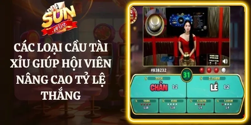 Các Loại Cầu Tài Xỉu Giúp Hội Viên Nâng Cao Tỷ Lệ Thắng