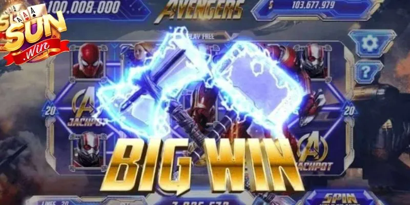 Game Nổ hũ siêu anh hùng có mức thưởng cao