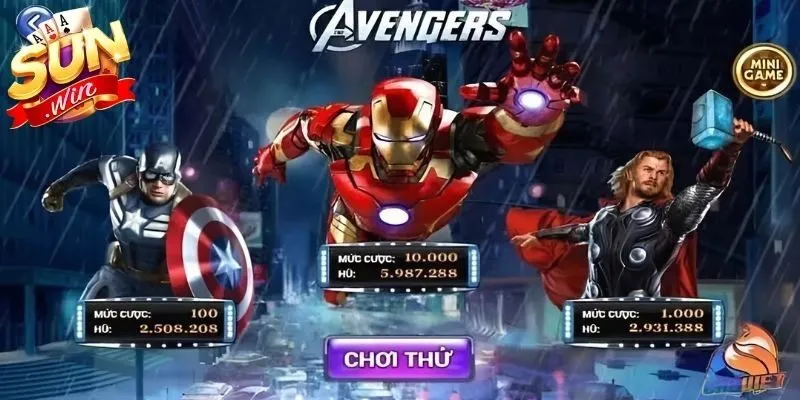 Nổ hũ siêu anh hùng là game chơi slot hấp dẫn